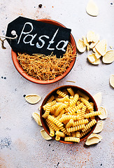 Image showing raw pasta