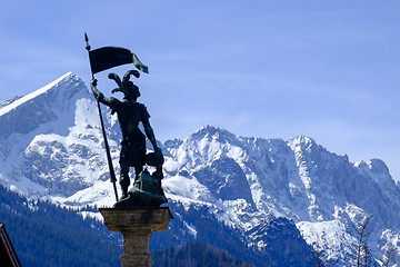 Image showing Figure Garmisch-Partenkirchen in spring