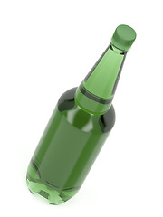 Image showing Big plastic beer bottle