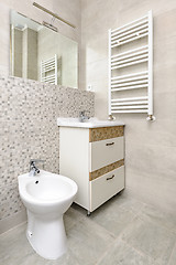 Image showing Modern bathroom interior