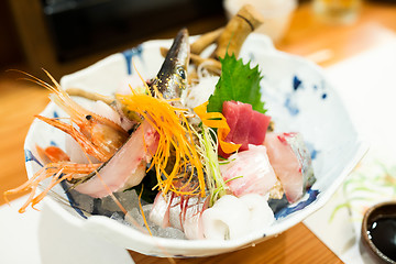 Image showing Japanese sashimi