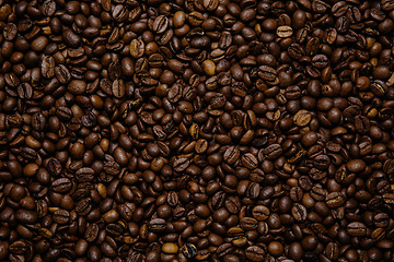 Image showing Coffee beans texture