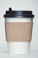 Image showing Paper cup with cap