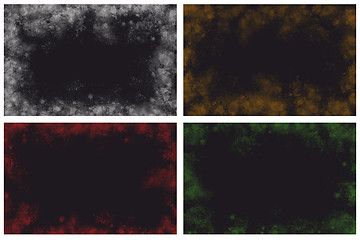 Image showing various abstract background frames
