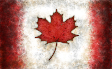 Image showing flag of canada