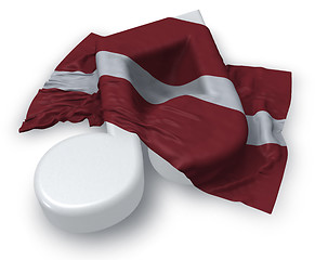 Image showing music note symbol and flag of latvia