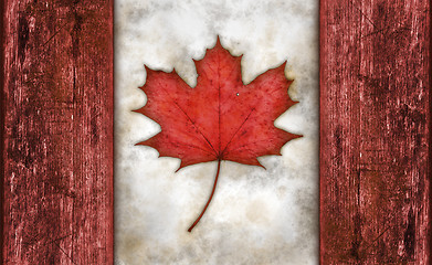 Image showing flag of canada