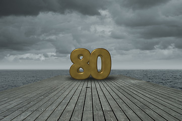 Image showing number eighty