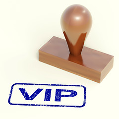 Image showing VIP Stamp Shows Celebrity Or Millionaire