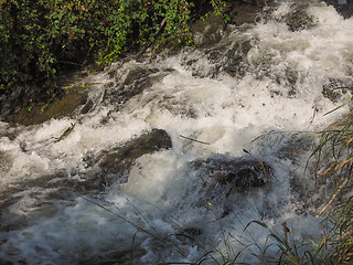 Image showing Mountain torrent rapids