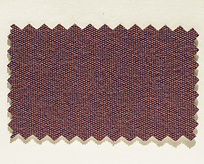 Image showing Vintage looking Fabric swatch