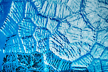 Image showing blue ice background