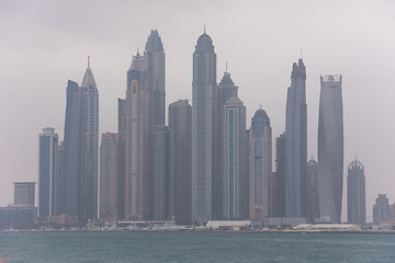 Image showing Panorama Dubai city UAE