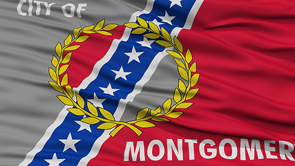 Image showing Closeup Montgomery Flag