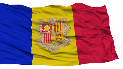 Image showing Isolated Andorra Flag