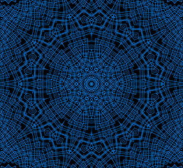 Image showing Abstract concentric pattern background