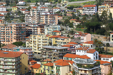 Image showing View of Sanremo (San Remo) on Italian Riviera