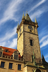 Image showing Town Hall Tower (Staromestska Radnice), Prague, Chech republic