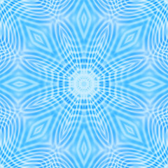 Image showing Abstract blue background with concentric ripples pattern