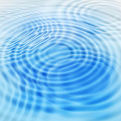 Image showing Abstract water background with round ripples