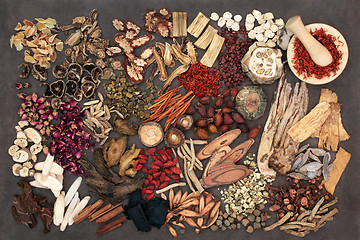 Image showing Traditional Chinese Herbs