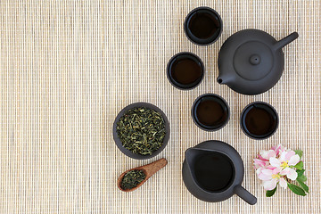 Image showing Japanese Sencha Tea 