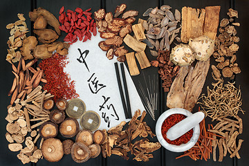 Image showing Traditional Chinese Herbal Medicine