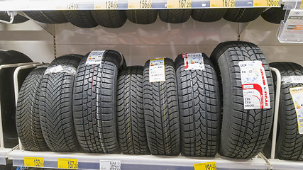 Image showing Winter tires for sale