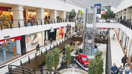 Image showing Modern shopping mall