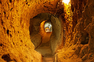 Image showing Underground city in Derinkuyu.