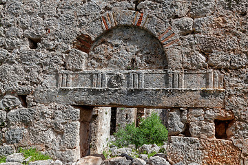 Image showing Ruins of ancient city , Appolonia in Antalia, Turkey