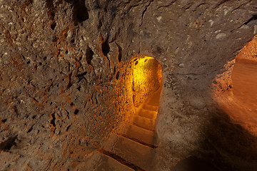 Image showing Underground city in Derinkuyu.