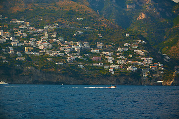 Image showing travel in Italy series - view of beautiful Amalfi