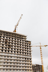 Image showing Crane is used in the construction