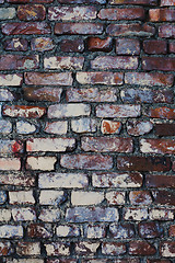 Image showing Old grunge brick wall