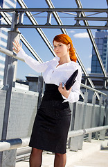 Image showing confident businesswoman