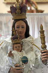 Image showing Blessed Virgin Mary with baby Jesus