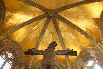 Image showing Jesus on the cross, Zagreb, St. Mark church