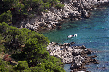 Image showing Blue Lagoon on Adriatic coast