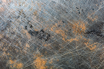 Image showing Metal grunge background