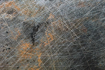 Image showing Metal grunge background