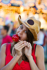 Image showing Candy apple snack