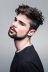 Image showing Professional studio portrait of young handsome man