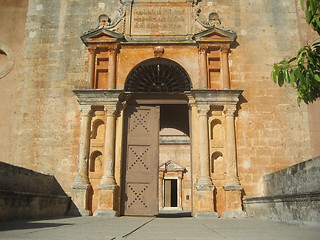 Image showing Entrance to Greek monastery