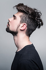 Image showing Professional studio portrait of young handsome man