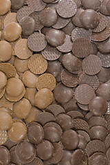 Image showing dark and milk chocolates