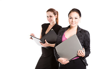 Image showing Working businesswomen