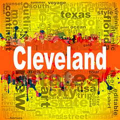 Image showing Cleveland word cloud design