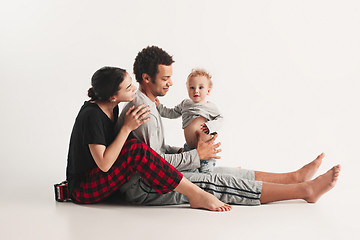 Image showing One happy family