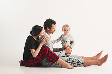 Image showing One happy family